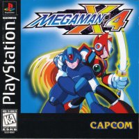 Mega Man X4 PAL Playstation PAL box art